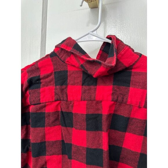 Goodfellow men’s size 2X – large, red and black plaid shirt - Picture 7 of 8